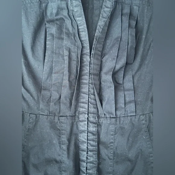 Bebe Black Ruffled Collar Top - Picture 2 of 5